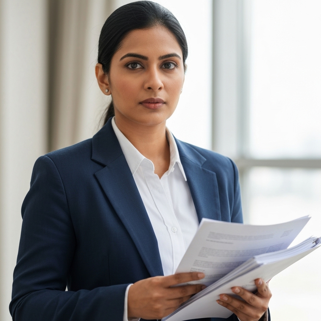 Close up of a professional carpenter inspecting a damaged wooden beam with a flashlight in a dark attic, wearing safety gear.